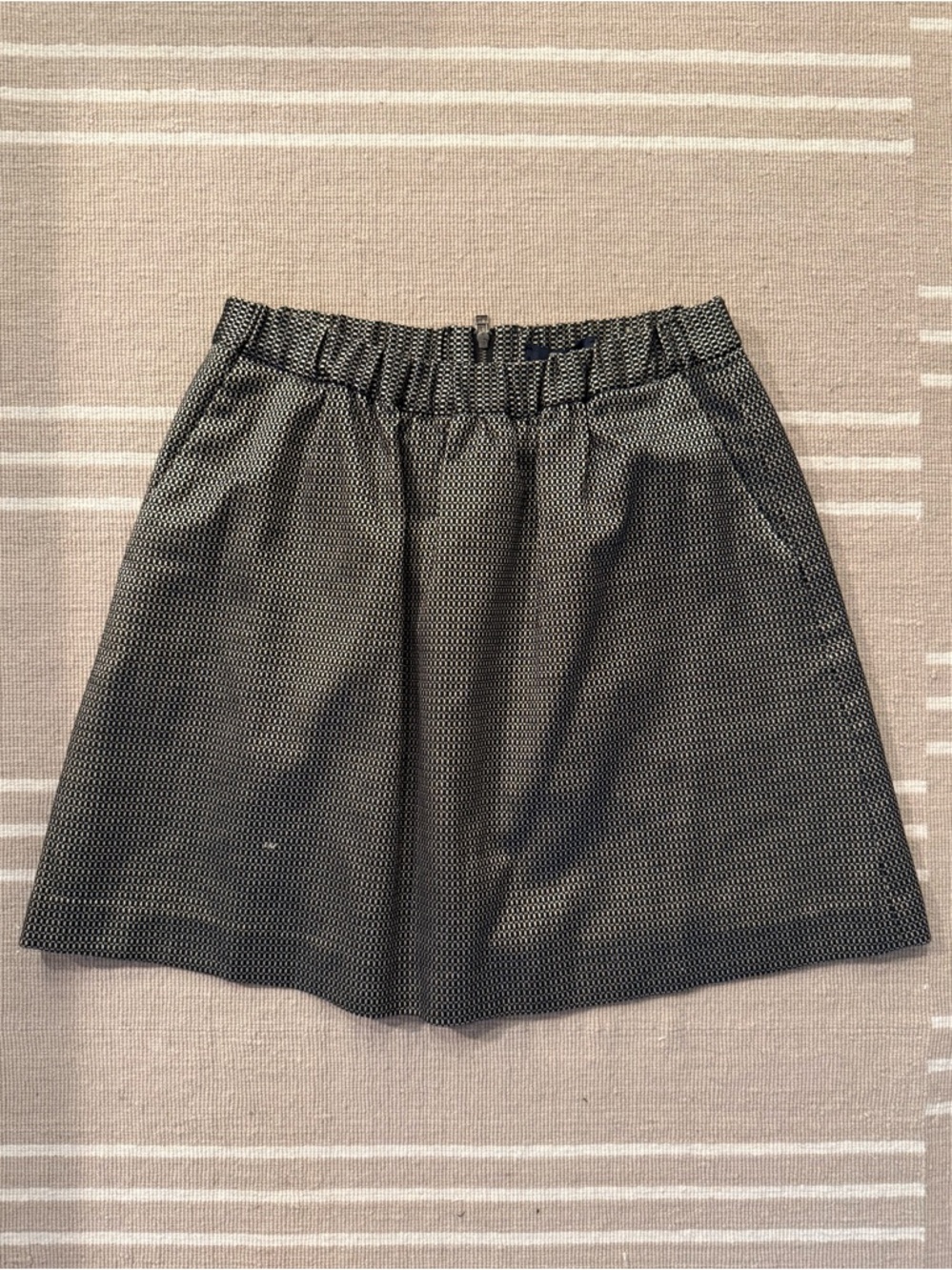 Madewell Jacquard Metallic Skirt